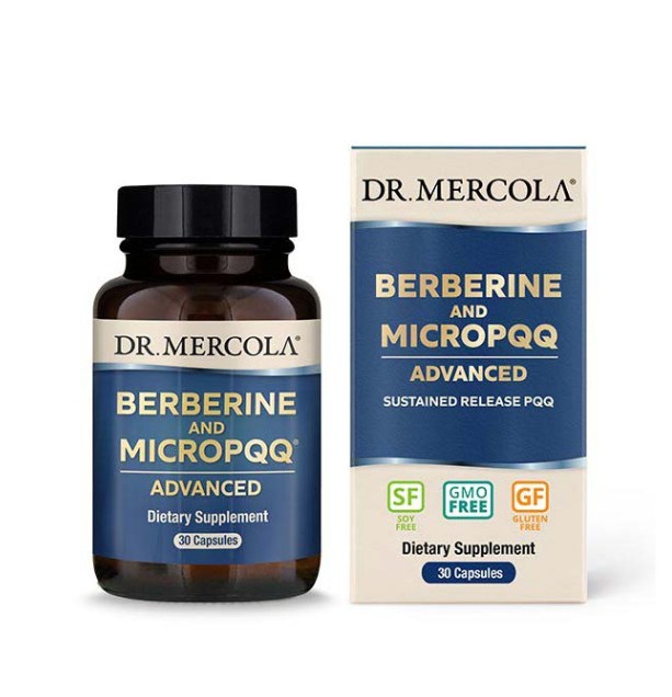 Dr.Mercola BERBERINE MICROPQQ ADVANCED, 30 kapslí