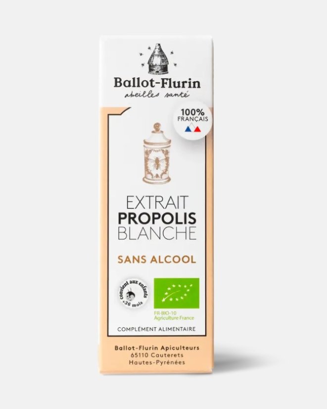 Ballot-Flurin Izotonický extrakt z bílého propolisu bez alkoholu, kapky, 15 ml