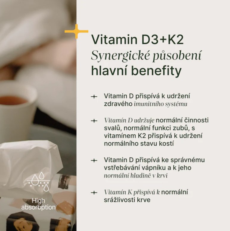 Trime Vitamin D3+K2, 1000 IU D3 / 25 µg K2-MK7, 30 ml