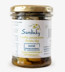Lozano Červenka Sardinky v extra panenském olivovém oleji, 195 g