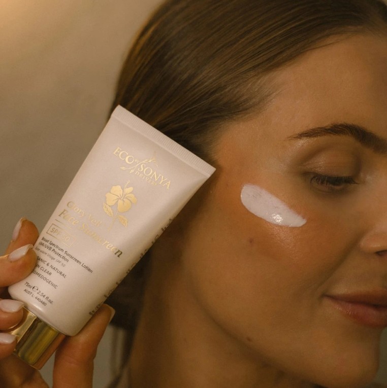 Eco by Sonya Pleťový opalovací krém SPF 50 – Glory Veil Face Sunscreen SPF 50+, 75 ml