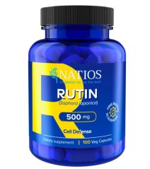 NATIOS Rutin, 500 mg, 100 veganských kapslí