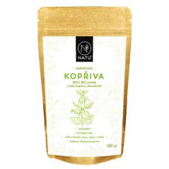 NATU Kopřiva list prášek BIO 130 g