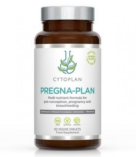 Pregna-plan Multivitamin pro těhotné a kojící matky a při plánování miminka (s aktivním L-methylfolátem) - 60 tablet (vegan)