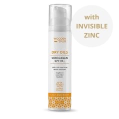 Wooden Spoon Opalovací mléko na obličej a tělo se suchými oleji SPF 35+, 100 ml