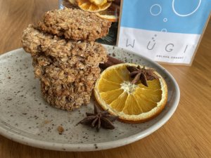 Vánoční sušenky z fermentovaných ovesných vloček