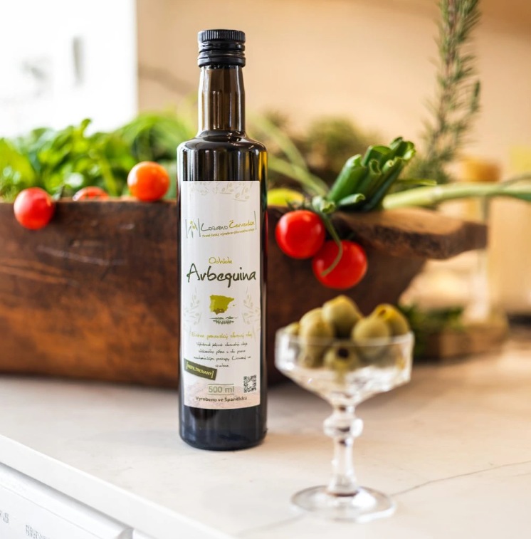 Lozano Červenka Arbequina – Extra panenský nefiltrovaný olivový olej 500 ml