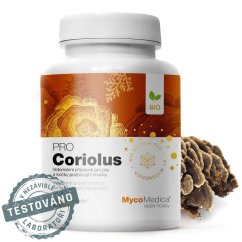 MycoMedica Coriolus PRO, BIO 90 kapslí
