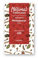 Míšina čokoláda Mléčná čokoláda 60% Madagaskar hřejivá 50 g