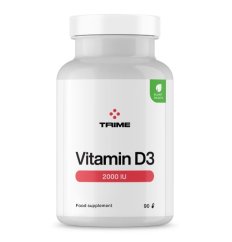 Trime Vitamin D3 – 2000 IU (cholekalciferol), 90 kapslí