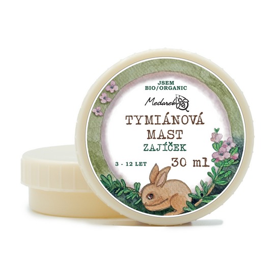 Medarek Tymiánová mast Zajíček - Velikost balení: 30 ml
