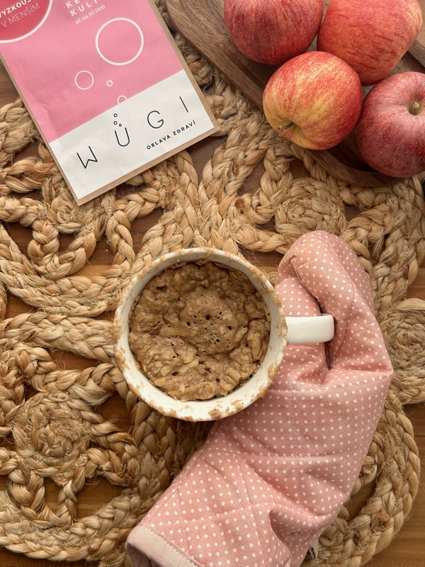 Zdravý mug cake recept www.wugi.cz