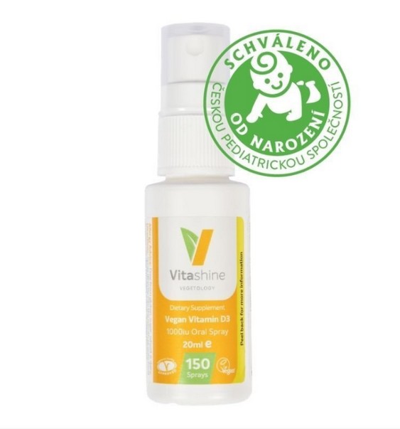 Vitamin D pro novorozence Vitashine vegan