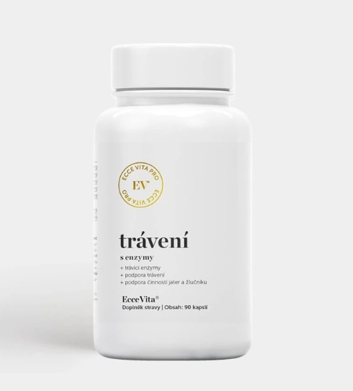 Přípravek Trávení s enzymy (Digest Plus) podpoří trávení a redukuje trávicí potíže. www.wugi.cz